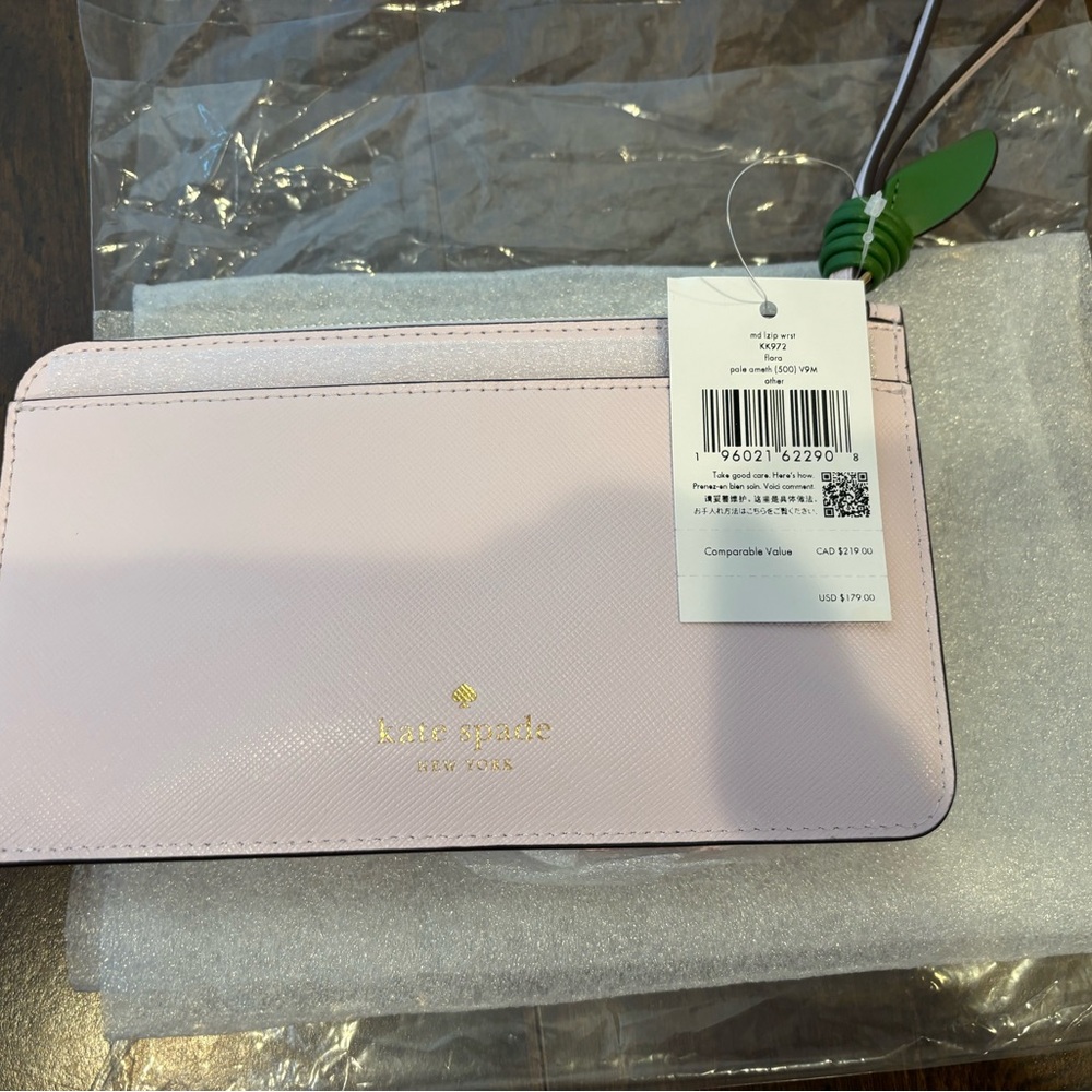 Kate Spade Floral L-zip Wristlet - Picture 5 of 5